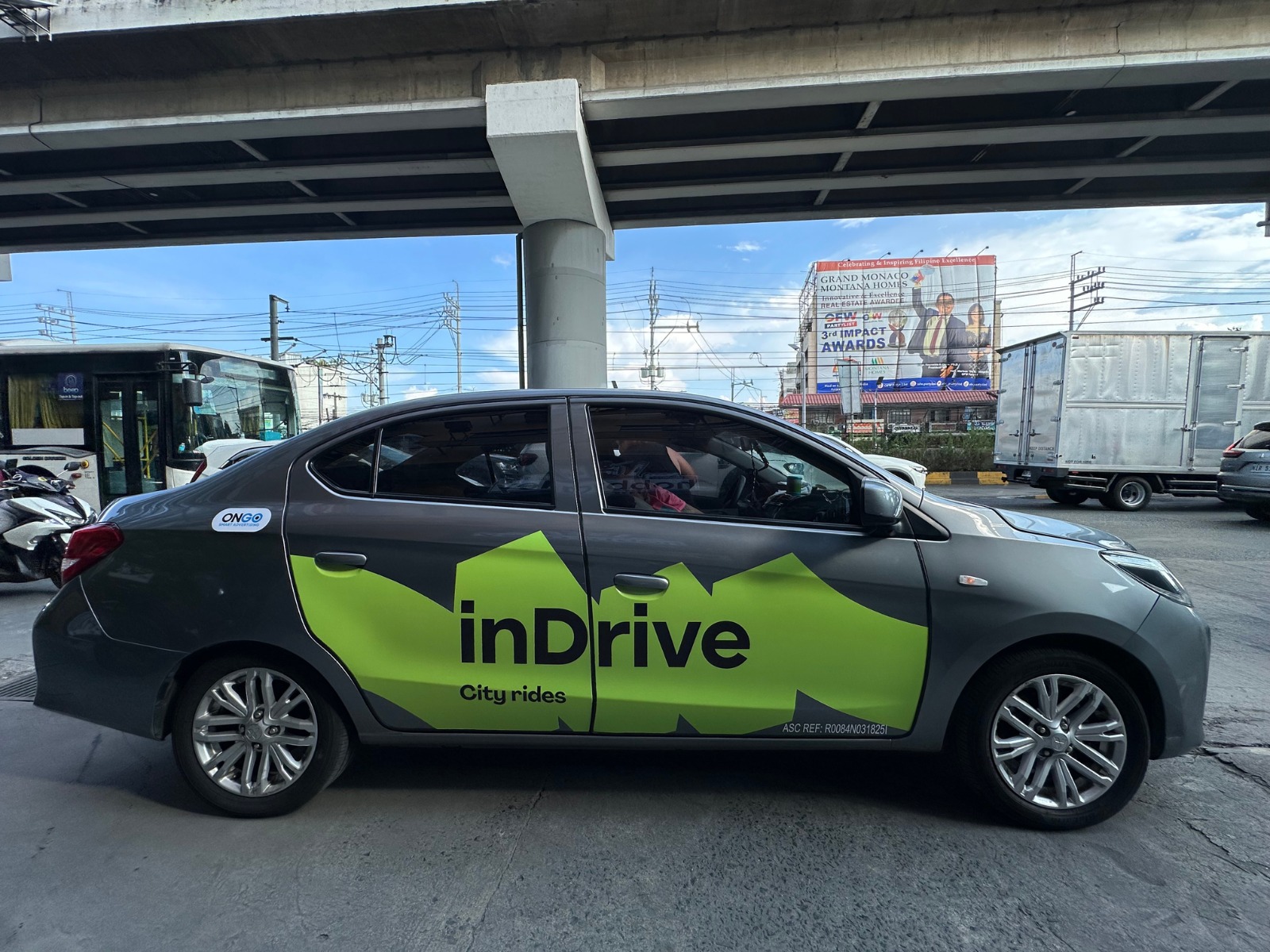 Indrive Car Wrap Advertising in the Philippines