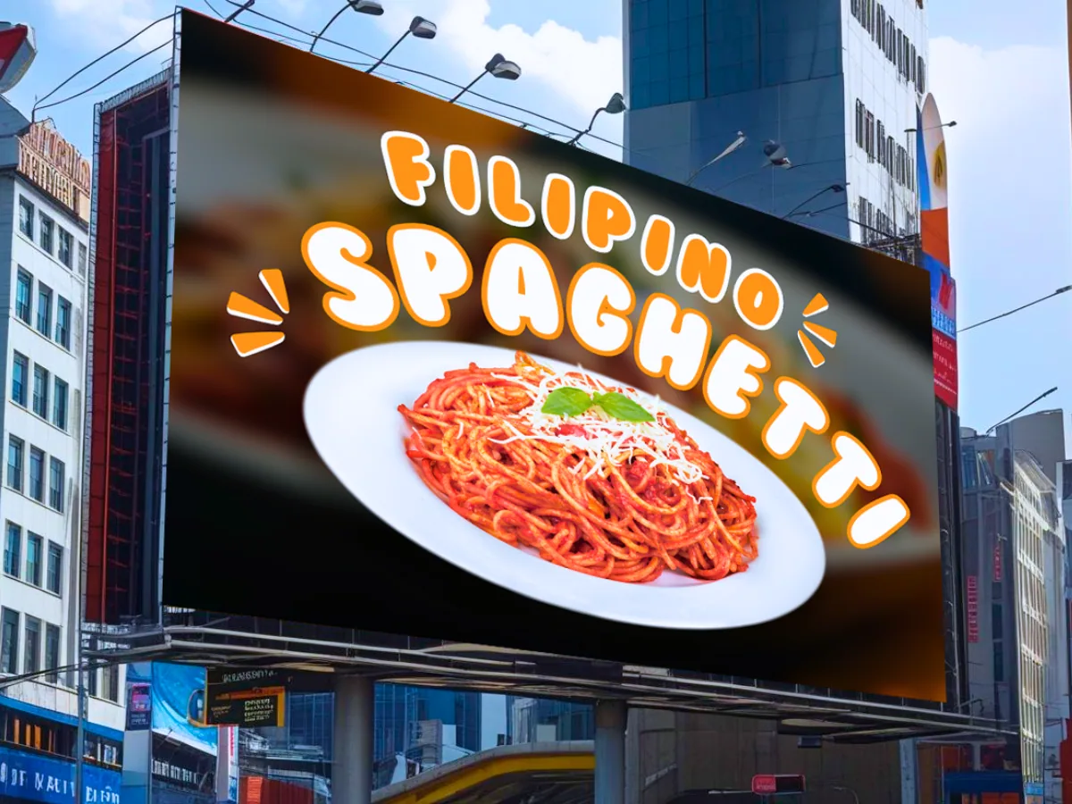 Spaghetti Billboard Advertising in the Philippines