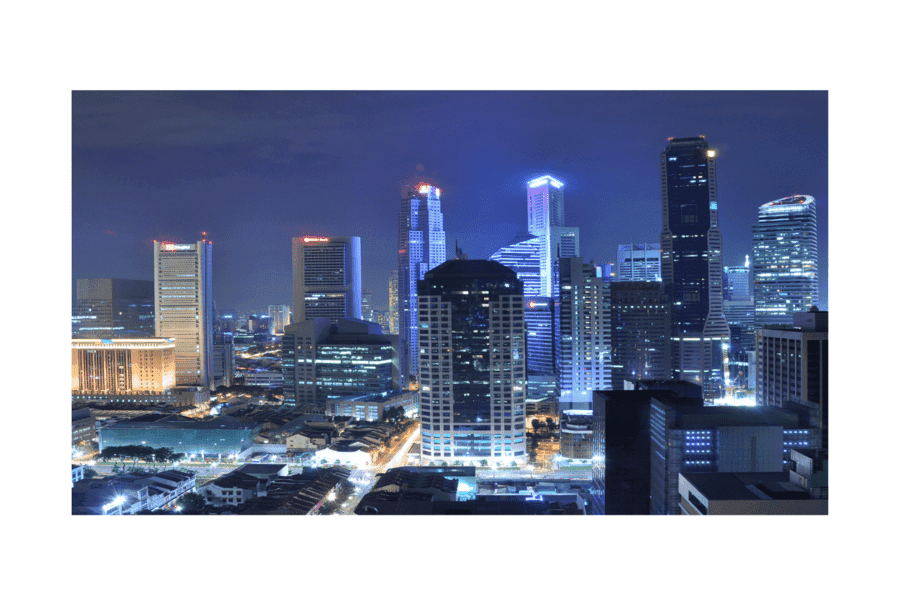 Metro Manila Drone View