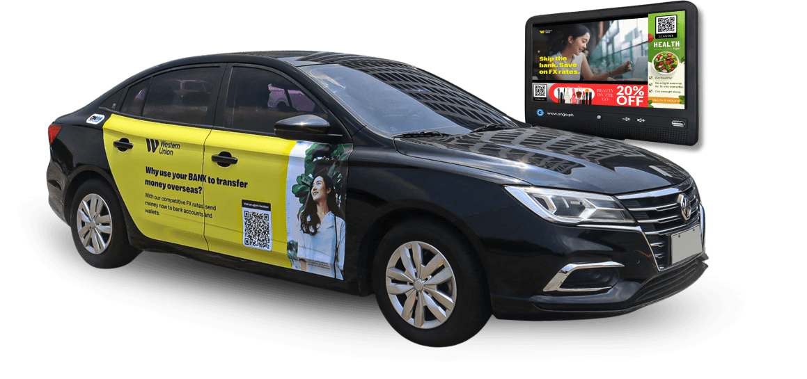 Western Union Car Wrap