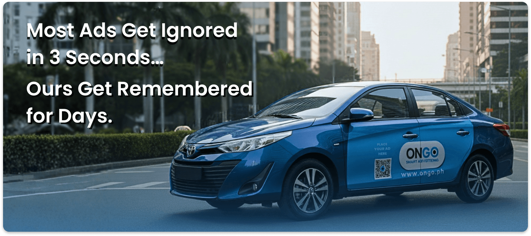 In-car advertising examples